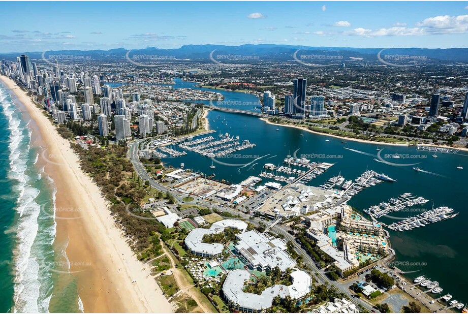 Marina Mirage Main Beach QLD Aerial Photography