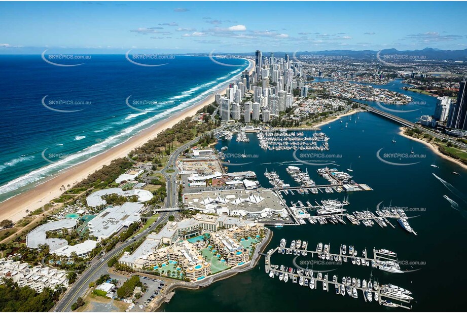 Marina Mirage Main Beach QLD Aerial Photography