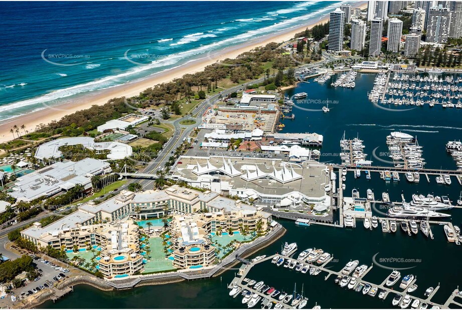 Marina Mirage Main Beach QLD Aerial Photography