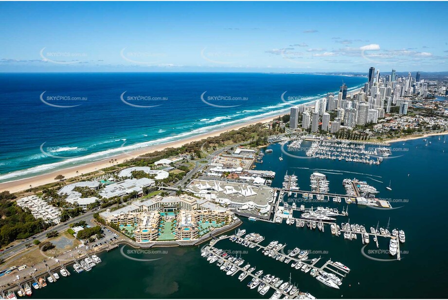 Marina Mirage Main Beach QLD Aerial Photography