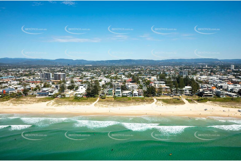 Aerial Photo Mermaid Beach QLD Aerial Photography