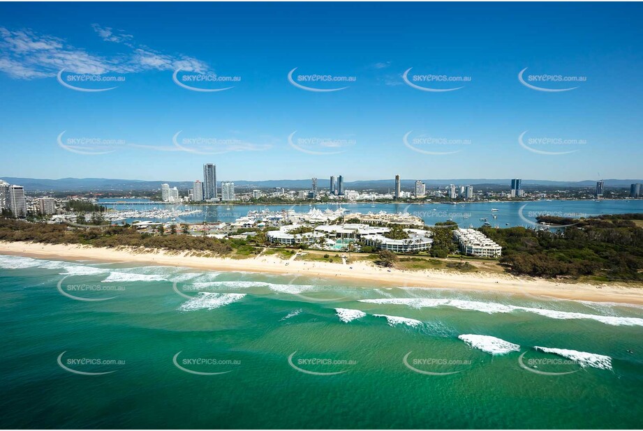 Sheraton Grand Mirage Main Beach QLD Aerial Photography