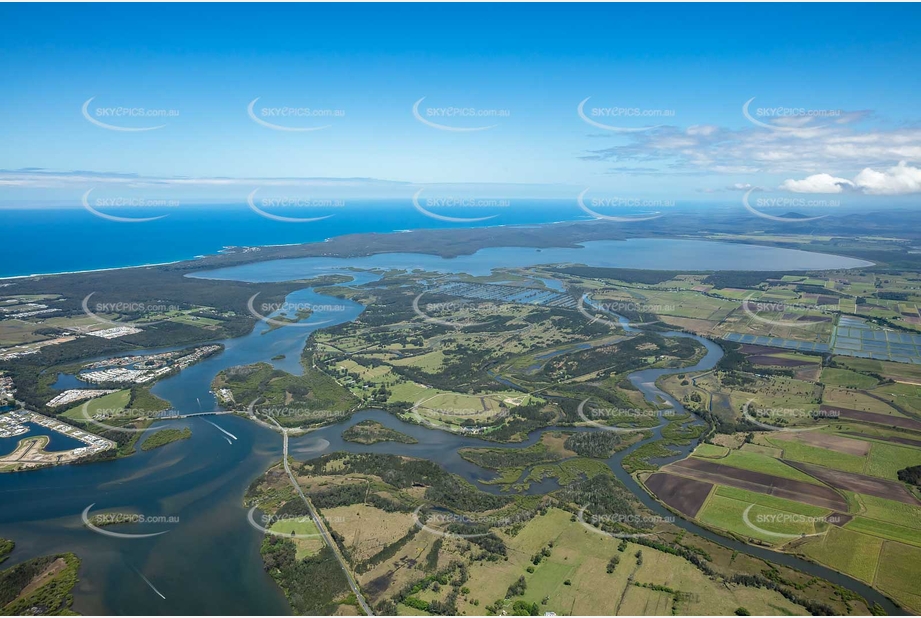 Aerial Photo Micalo Island NSW Aerial Photography