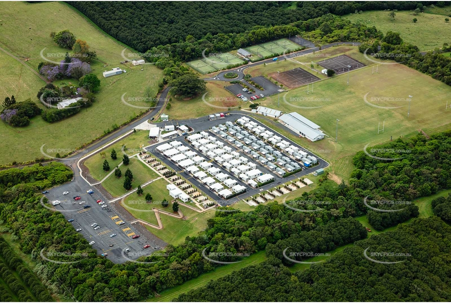 Temporary Flood Accommodation at Alstonville NSW Aerial Photography