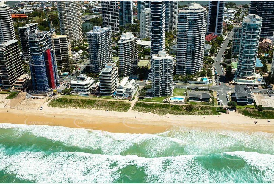 Aerial Photo Main Beach QLD Aerial Photography