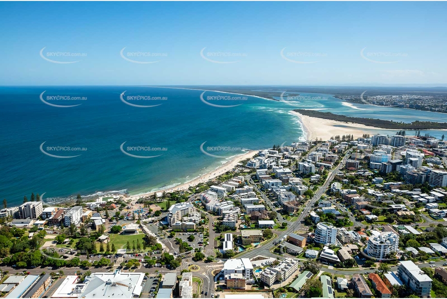 Aerial Photo Kings Beach QLD Aerial Photography