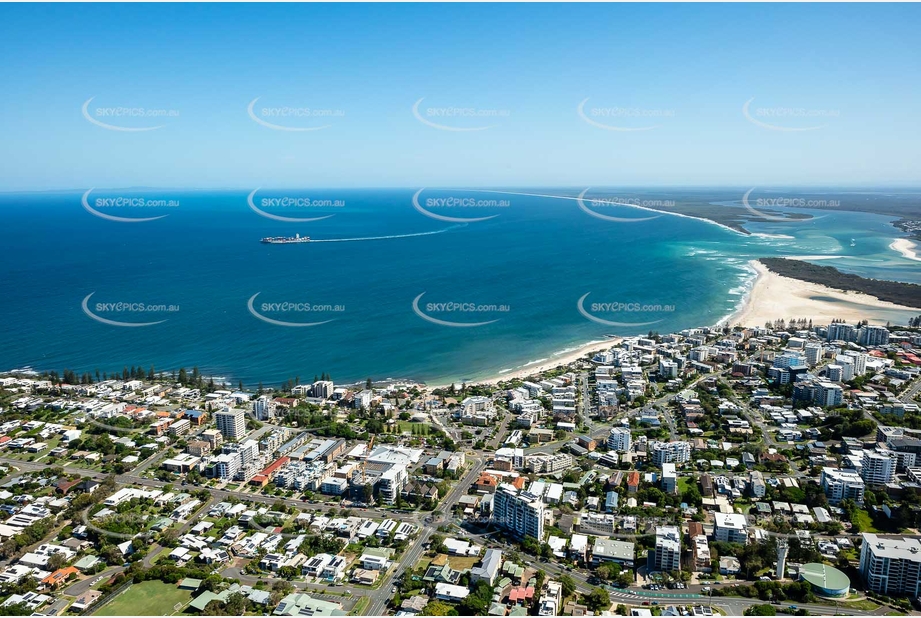 Aerial Photo Kings Beach QLD Aerial Photography