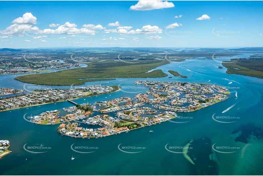 Aerial Photo Sovereign Islands QLD Aerial Photography