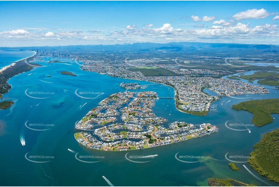 Aerial Photo Sovereign Islands QLD Aerial Photography