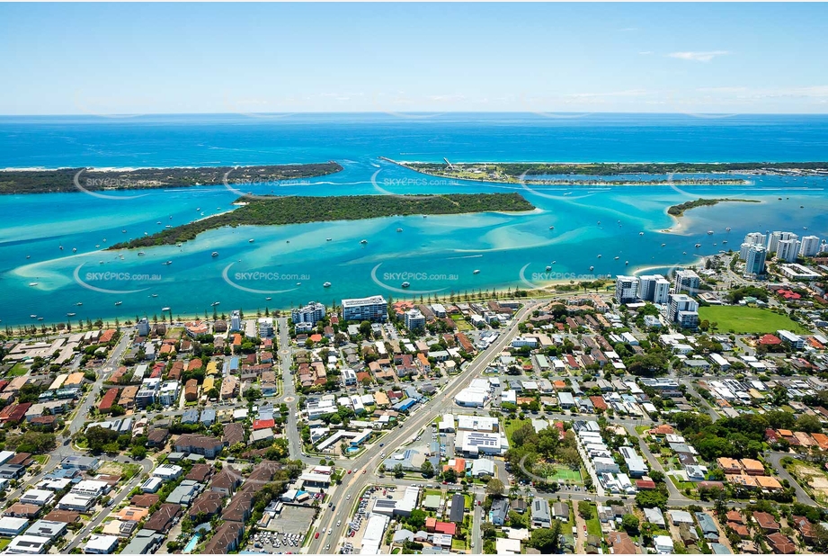 Aerial Photo Biggera Waters QLD Aerial Photography