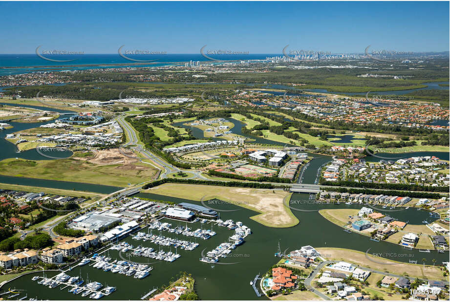 Aerial Photo Hope Island QLD Aerial Photography