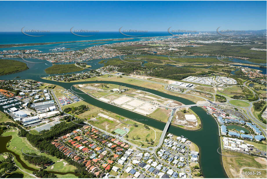 Aerial Photo Hope Island QLD Aerial Photography