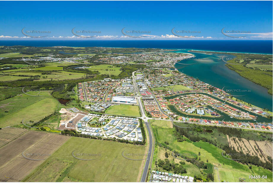 Aerial Photo West Ballina NSW Aerial Photography