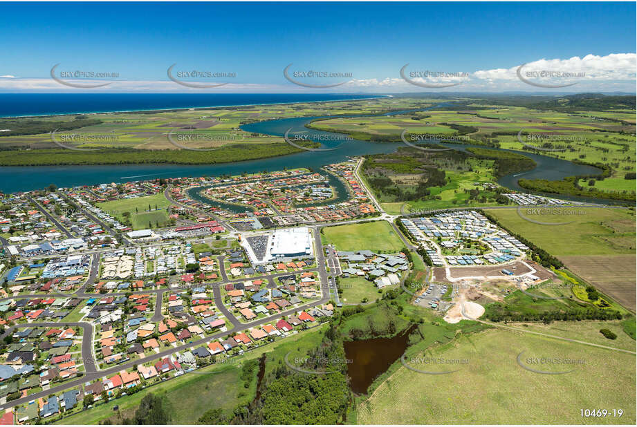 Aerial Photo West Ballina NSW Aerial Photography