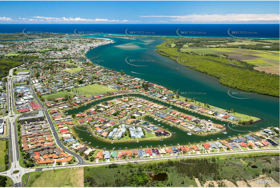 Aerial Photo West Ballina NSW Aerial Photography