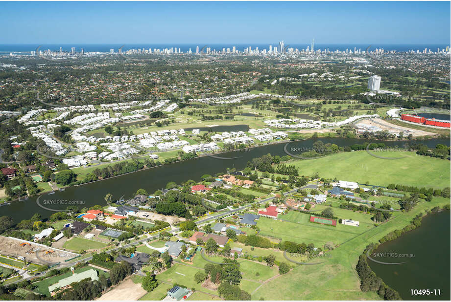 Aerial Photo Carrara QLD Aerial Photography