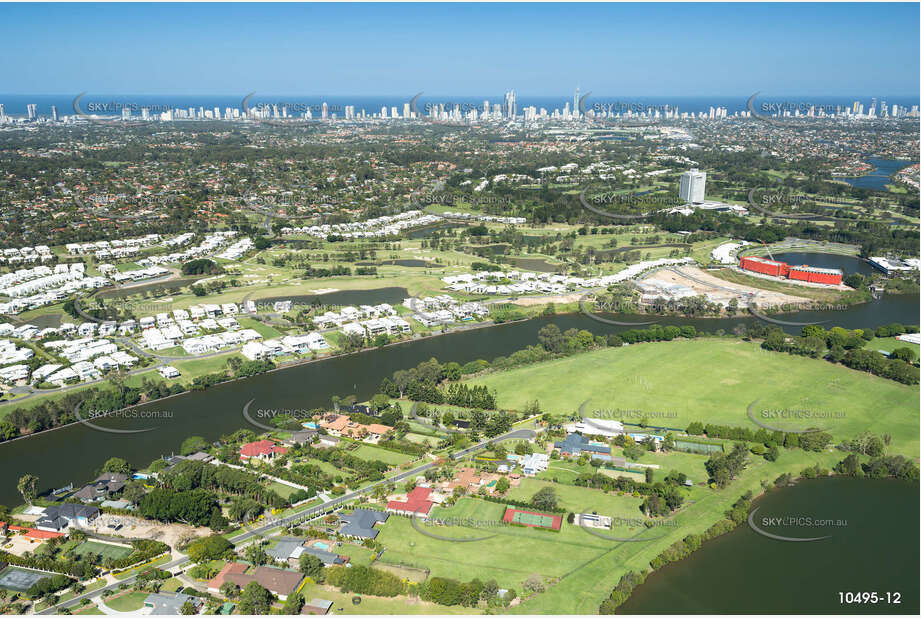 Aerial Photo Carrara QLD Aerial Photography