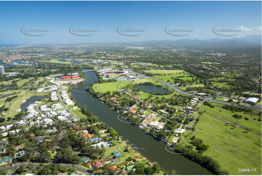 Aerial Photo Carrara QLD Aerial Photography