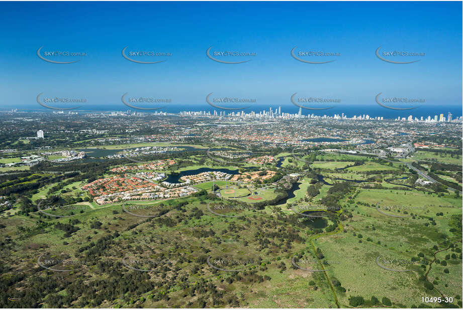 Aerial Photo Carrara QLD Aerial Photography