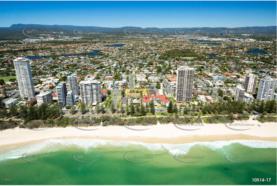 Aerial Photo Burleigh Heads QLD Aerial Photography