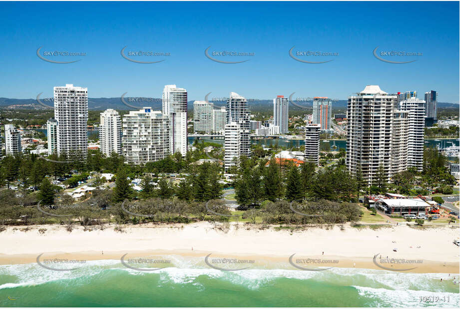 Aerial Photo Main Beach QLD Aerial Photography