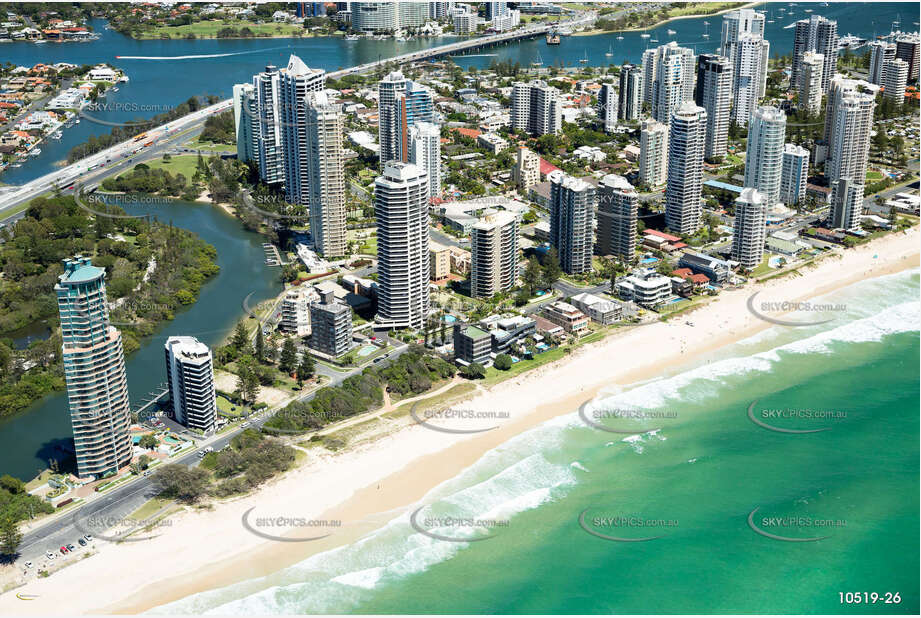 Aerial Photo Main Beach QLD Aerial Photography