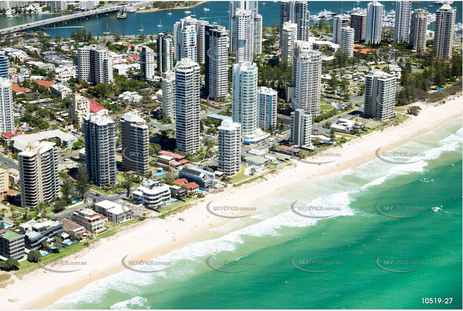 Aerial Photo Main Beach QLD Aerial Photography