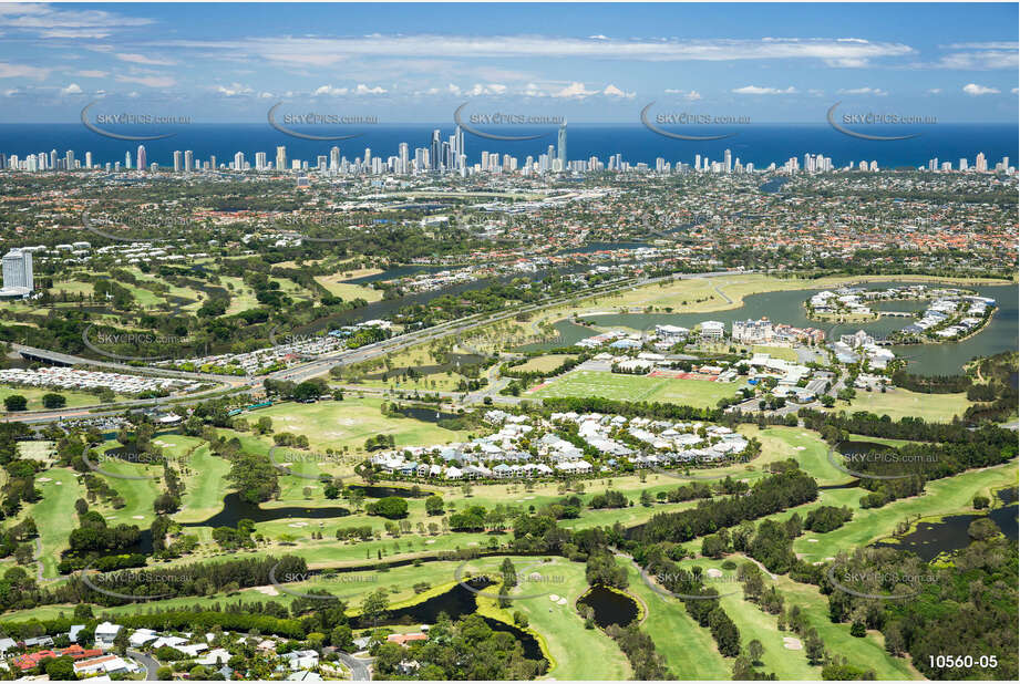 Aerial Photo Carrara QLD Aerial Photography