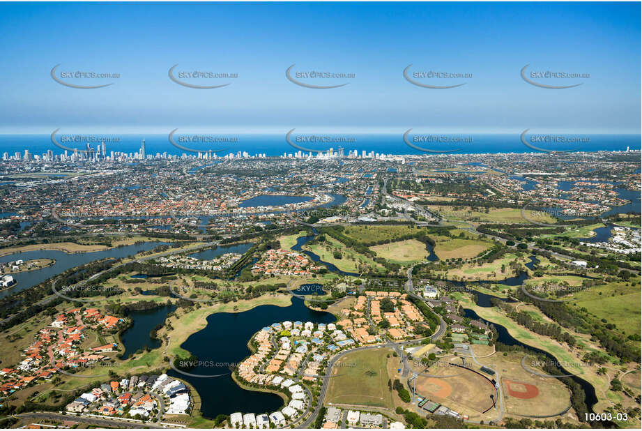 Aerial Photo Carrara QLD Aerial Photography