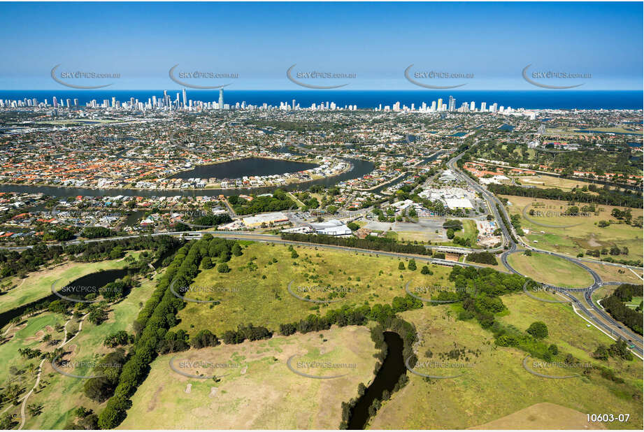 Aerial Photo Carrara QLD Aerial Photography