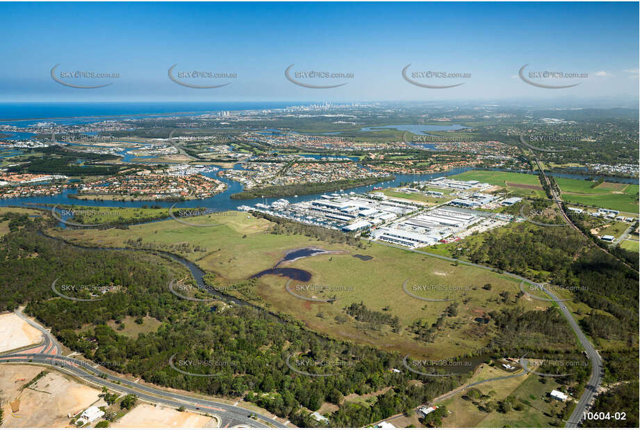 Aerial Photo Gold Coast City Marina Precinct QLD Aerial Photography