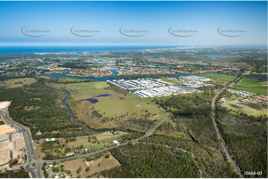 Aerial Photo Gold Coast City Marina Precinct QLD Aerial Photography