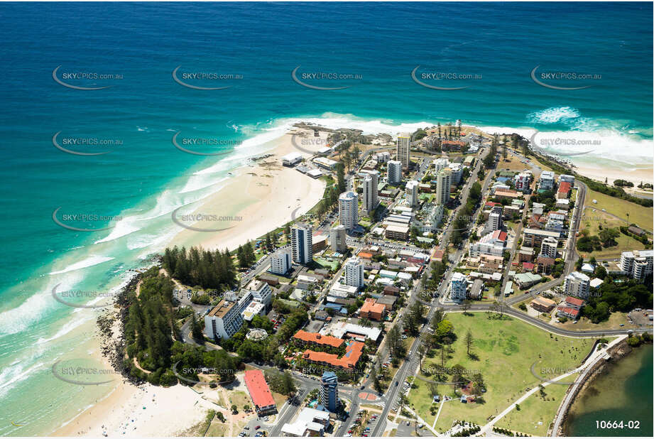 Greenmount & Rainbow Bay Coolangatta QLD Aerial Photography