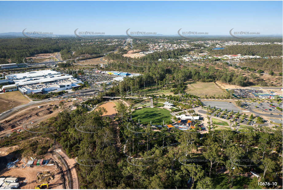 Commuter Train Springfield Central Line QLD Aerial Photography