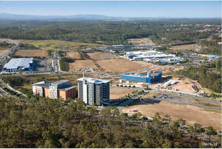 Commuter Train Springfield Central Line QLD Aerial Photography