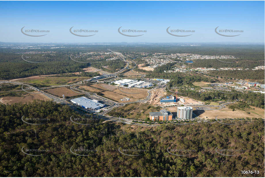 Commuter Train Springfield Central Line QLD Aerial Photography