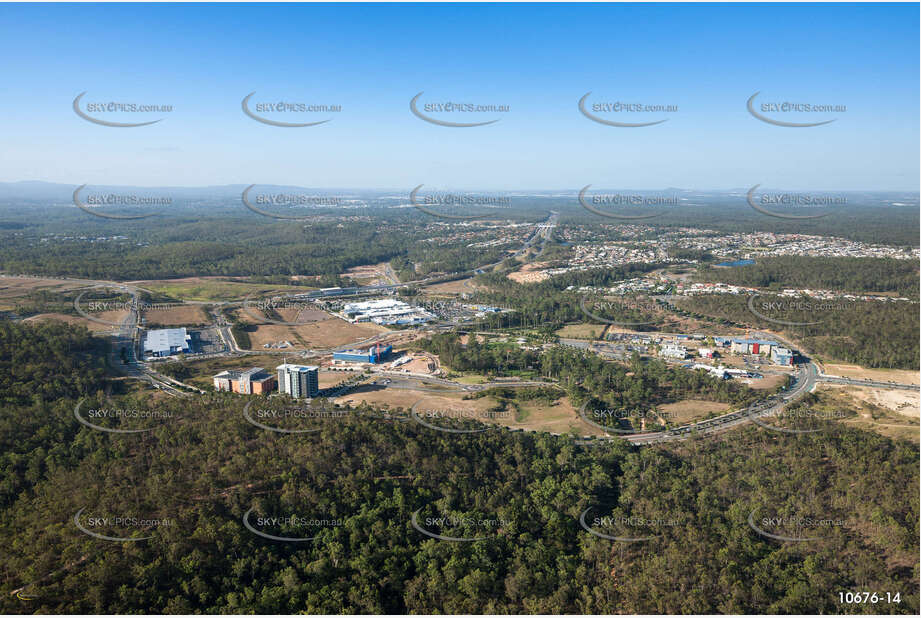 Commuter Train Springfield Central Line QLD Aerial Photography