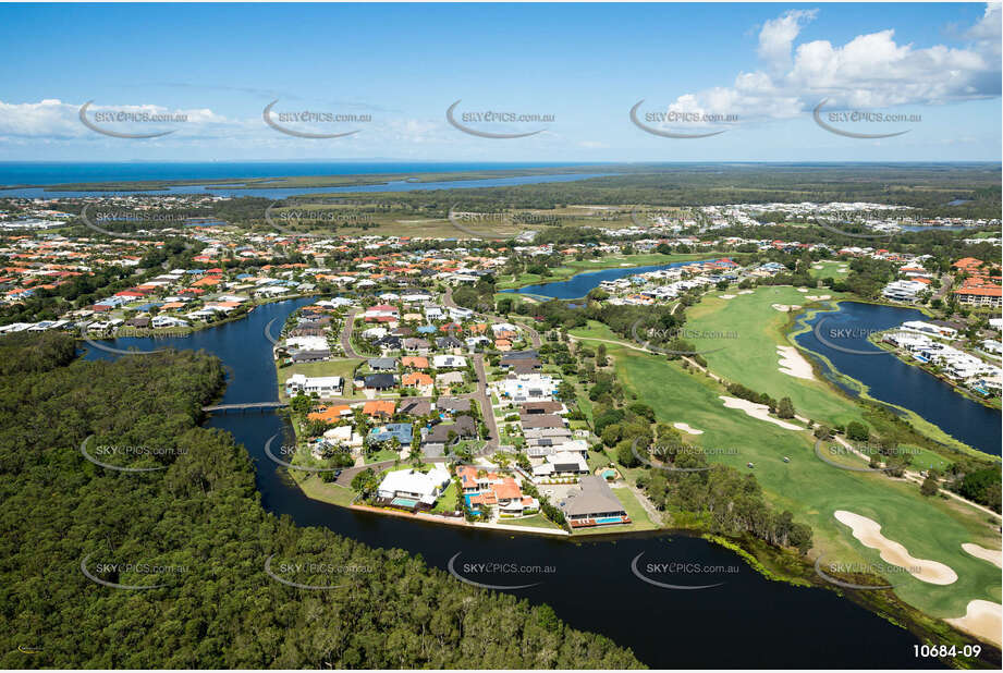 Aerial Photo Pelican Waters QLD Aerial Photography