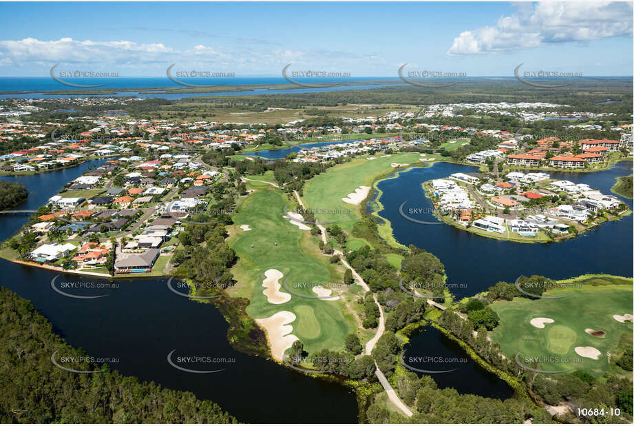 Aerial Photo Pelican Waters QLD Aerial Photography