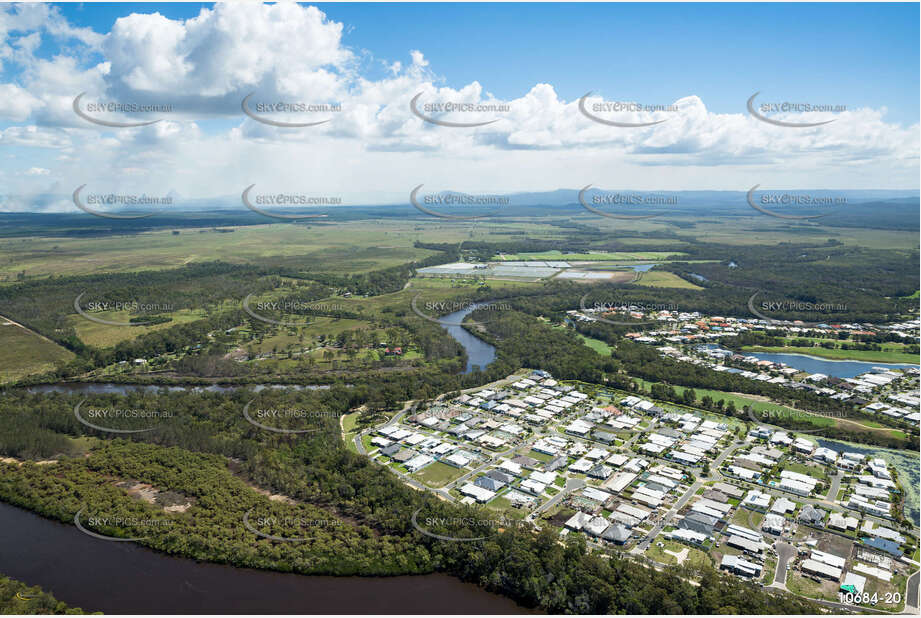 Aerial Photo Pelican Waters QLD Aerial Photography