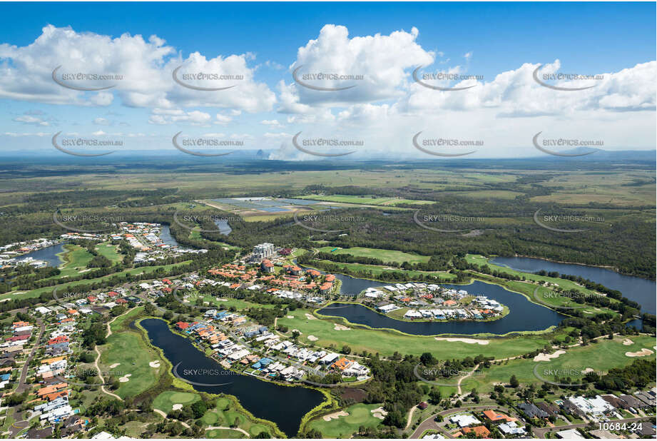 Aerial Photo Pelican Waters QLD Aerial Photography