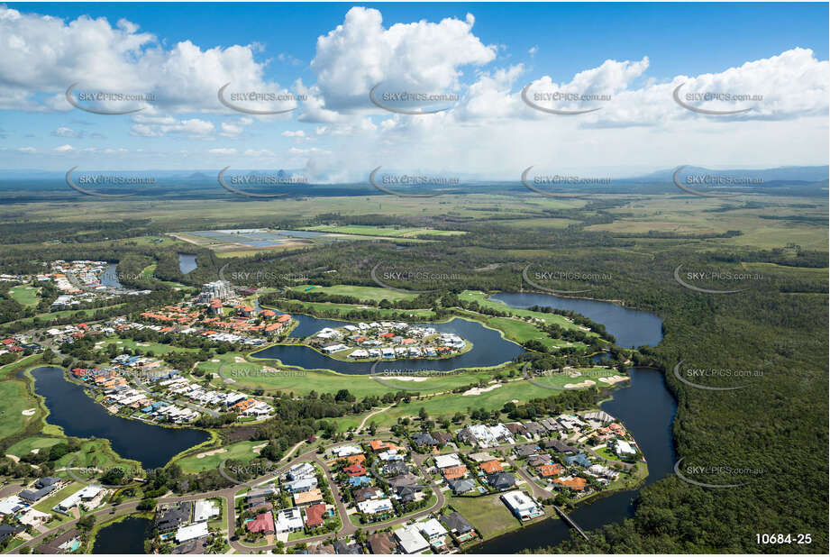 Aerial Photo Pelican Waters QLD Aerial Photography