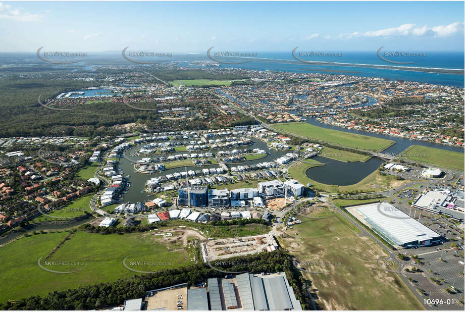 Aerial Photo Biggera Waters QLD Aerial Photography