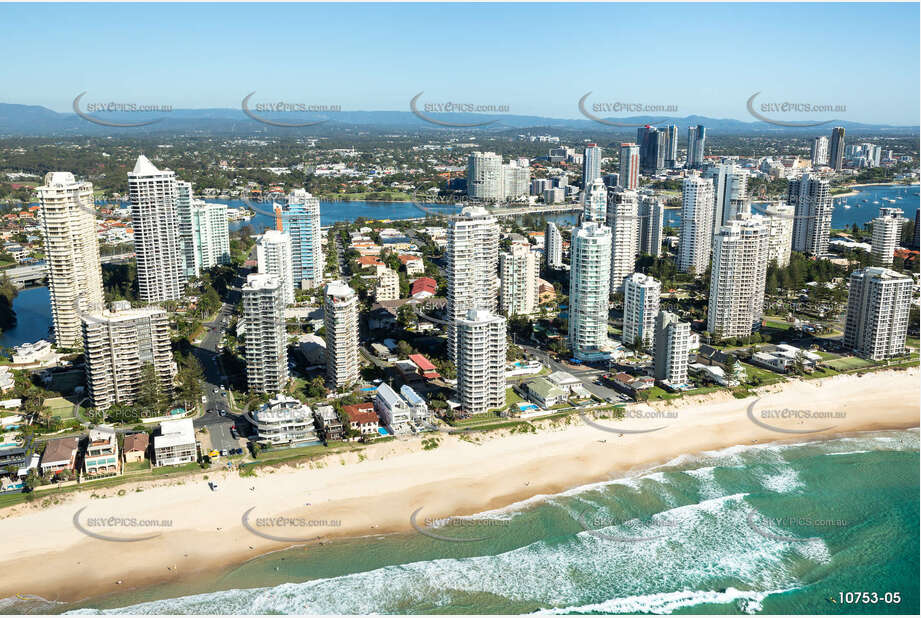 Aerial Photo Main Beach QLD Aerial Photography