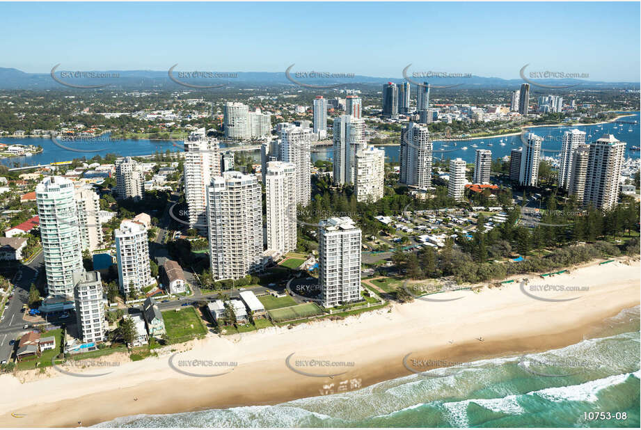 Aerial Photo Main Beach QLD Aerial Photography