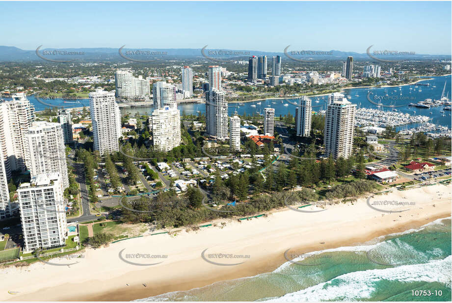 Aerial Photo Main Beach QLD Aerial Photography