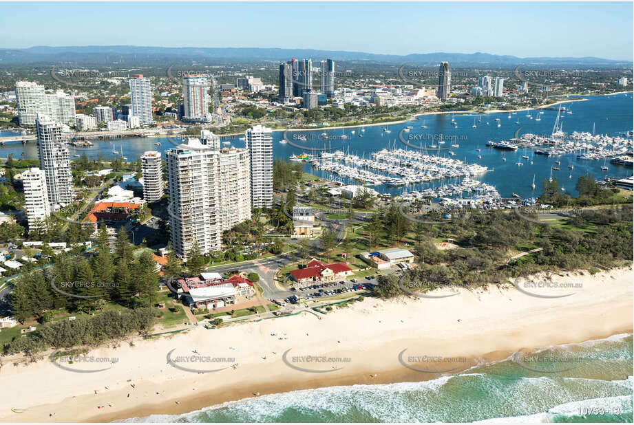 Aerial Photo Main Beach QLD Aerial Photography