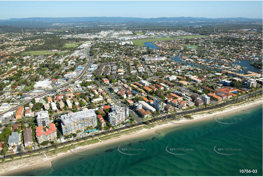 Aerial Photo Biggera Waters QLD Aerial Photography