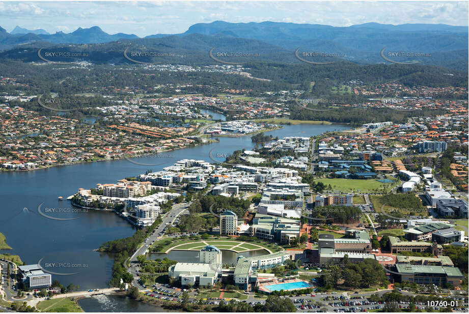 Aerial Photo Varsity Lakes QLD Aerial Photography