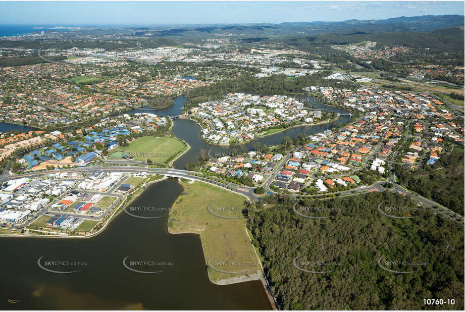 Aerial Photo Varsity Lakes QLD Aerial Photography